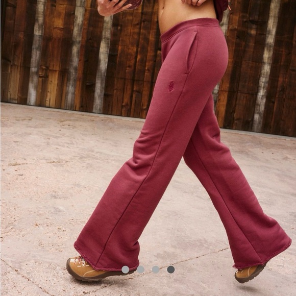 FP Movement by Free People Pants - NWT FREE PEOPLE MOVEMENT Stance Flares In Clove MSRP $78 Size M Oversized